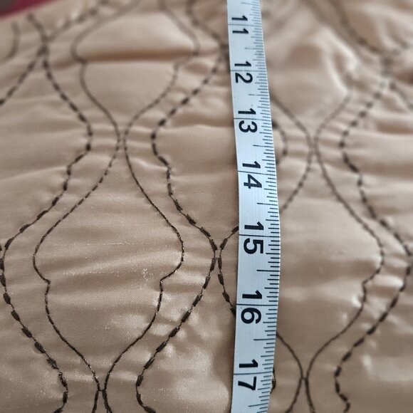 Elegant Maroon Gold Throw Pillow Accent Decor - Picture 6 of 11